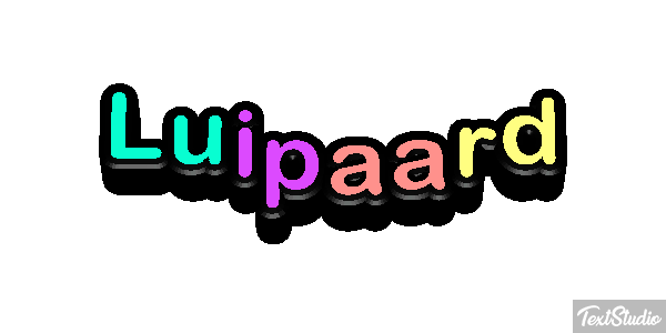Luipaard Tekst effect