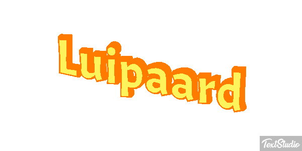 Luipaard Tekst effect