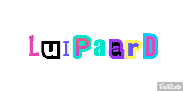 Luipaard Tekst effect