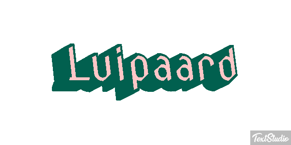 Luipaard Tekst effect