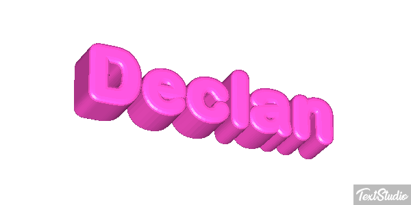 Declan Text effect