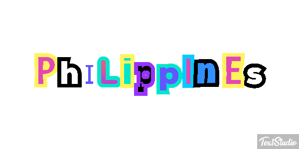 Philippines Effetto testo