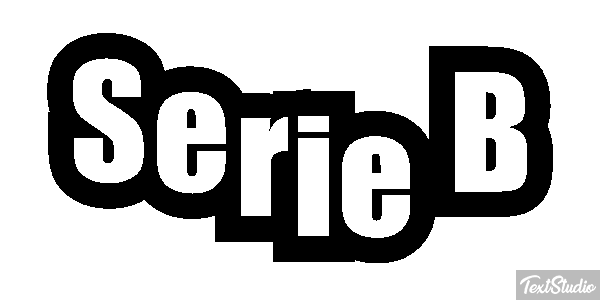 Serie B Efecto de texto