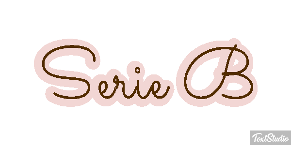 Serie B Efecto de texto