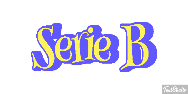 Serie B Efecto de texto