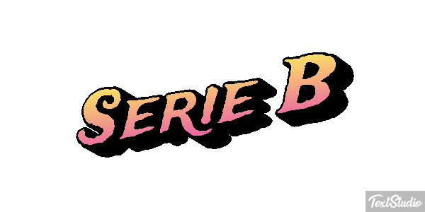 Serie B Efecto de texto