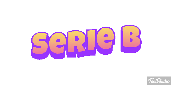 Serie B Efecto de texto
