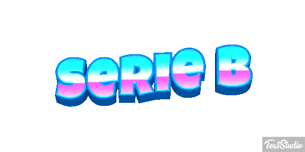 Serie B Efecto de texto
