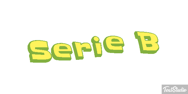 Serie B Efecto de texto