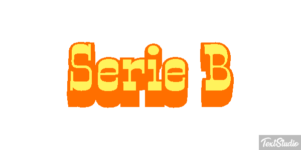 Serie B Efecto de texto