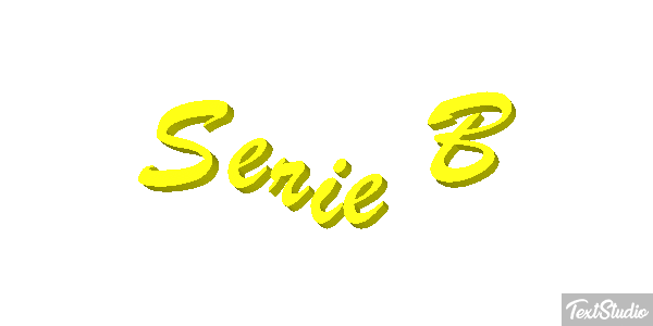 Serie B Efecto de texto