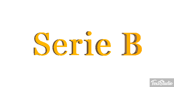 Serie B Efecto de texto