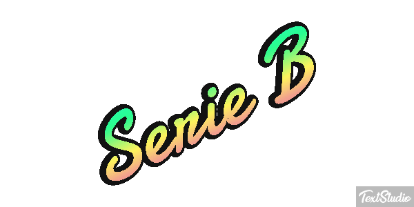 Serie B Efecto de texto