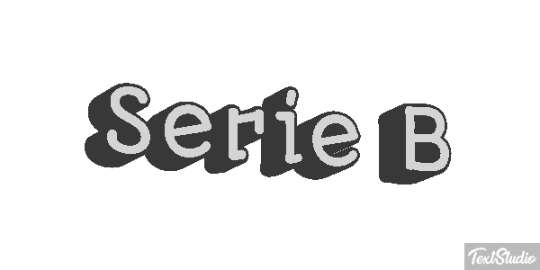 Serie B Efecto de texto