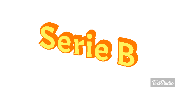 Serie B Efecto de texto