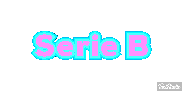 Serie B Efecto de texto