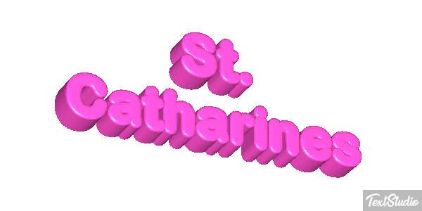 St. Catharines Tekst effect
