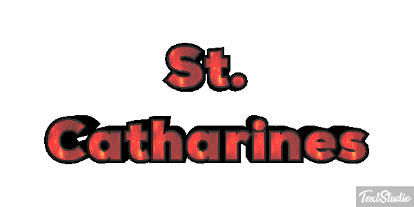St. Catharines Tekst effect