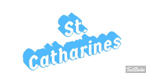 St. Catharines Tekst effect