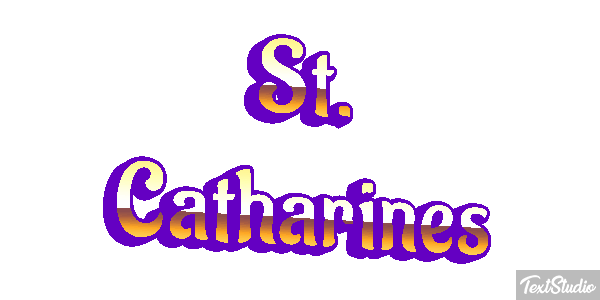 St. Catharines Tekst effect