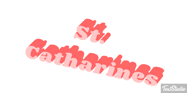 St. Catharines Tekst effect
