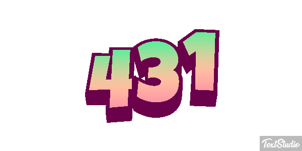 431 Efecto de texto