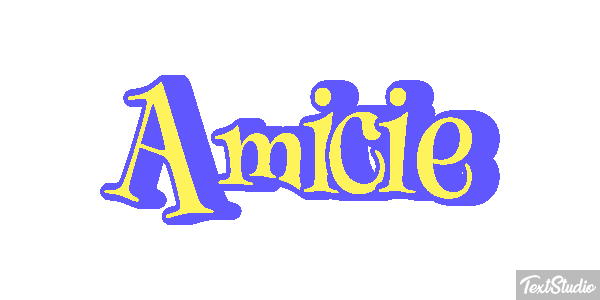 Amicie Efecto de texto