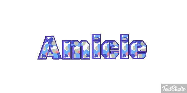 Amicie Efecto de texto