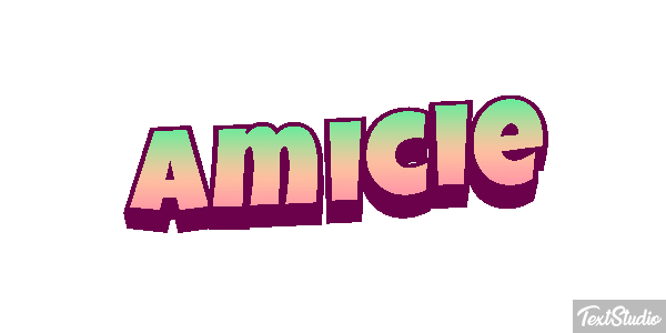 Amicie Efecto de texto