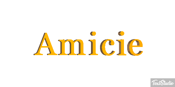 Amicie Efecto de texto