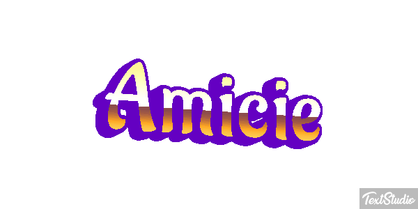 Amicie Efecto de texto