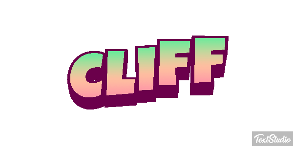 Cliff Effet de texte