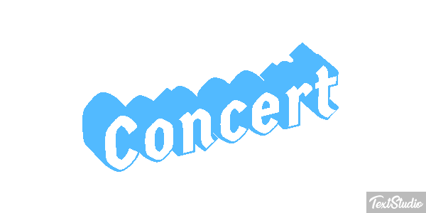 Concert Текстовый эффект