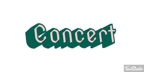 Concert Текстовый эффект