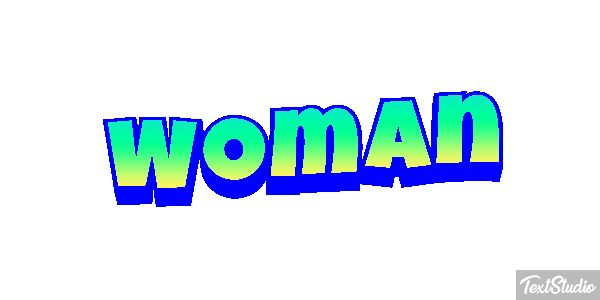 Woman Effetto testo