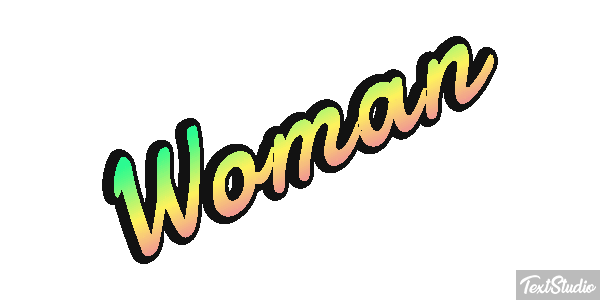 Woman Effetto testo