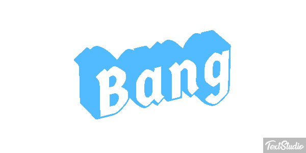Bang Text effect