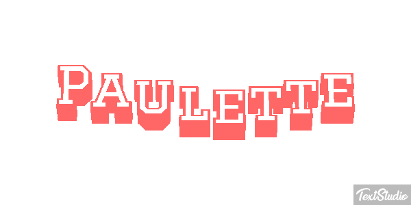 Paulette Text effect