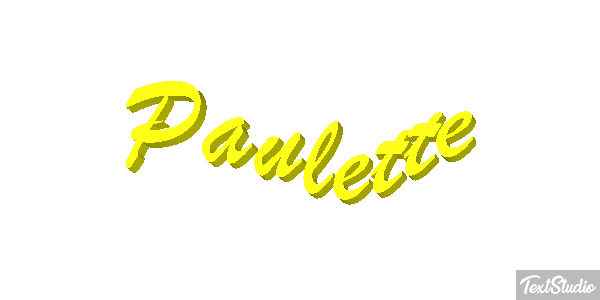 Paulette Text effect