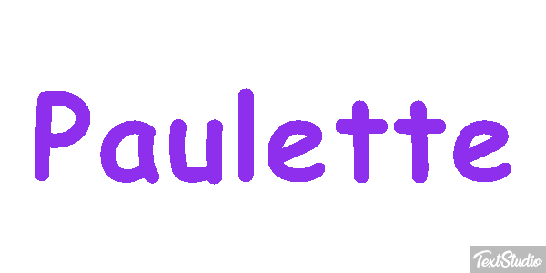 Paulette Text effect