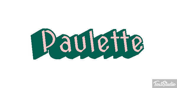 Paulette Text effect
