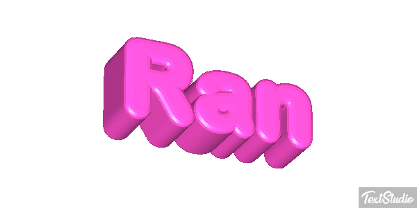Ran Tekst effect