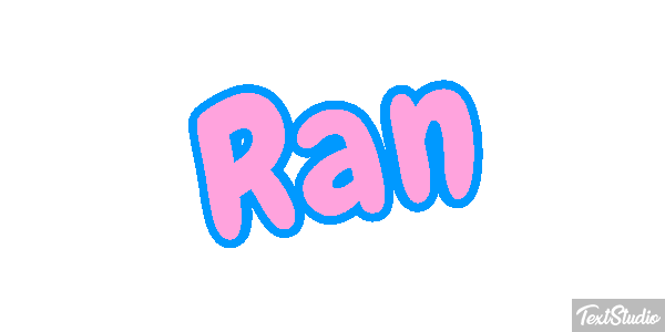 Ran Tekst effect