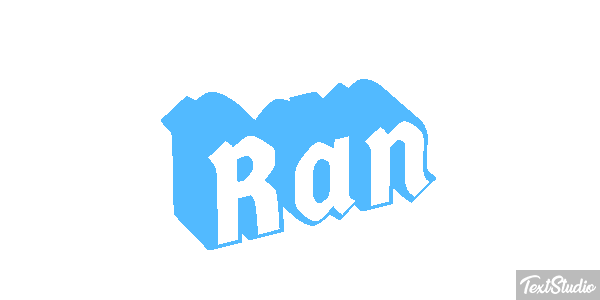 Ran Tekst effect