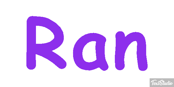 Ran Tekst effect