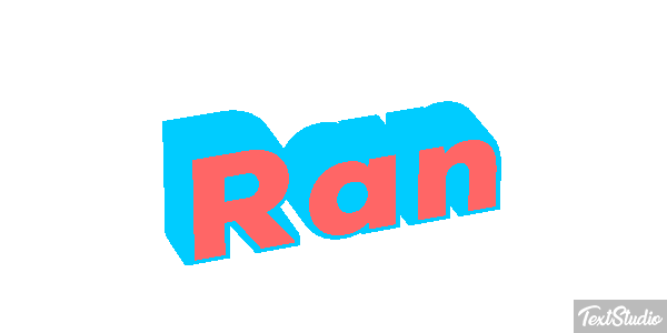 Ran Tekst effect