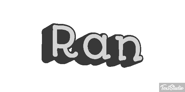 Ran Tekst effect