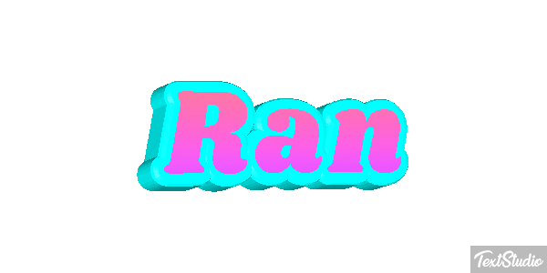 Ran Tekst effect