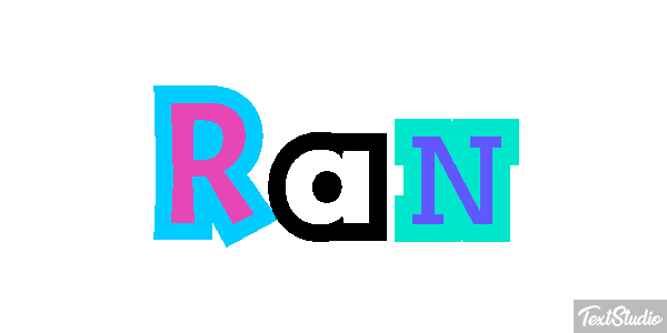 Ran Tekst effect