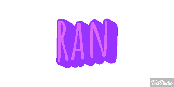 Ran Tekst effect